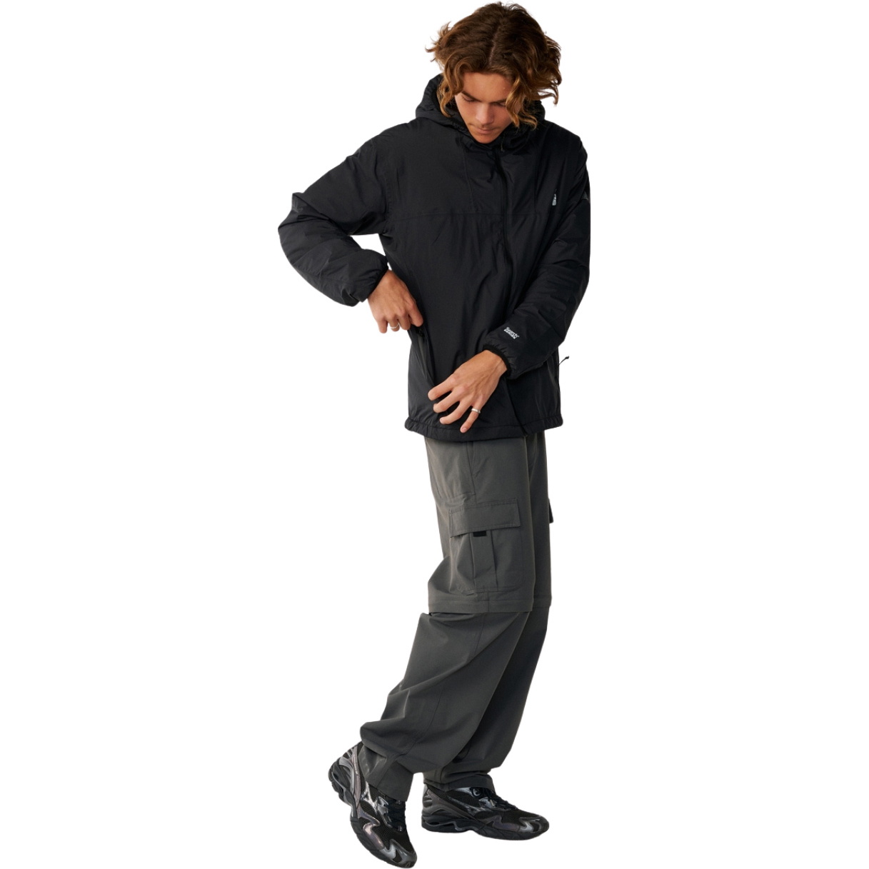 2026 Rip Curl Mens S-Series Packable Puffer Jacket 02OMJA - Black